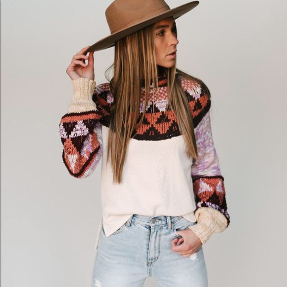 - Free people swit the small stuff sweater New - Picture 1 of 5